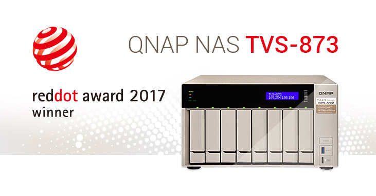 QNAP Red Dot TVS-873