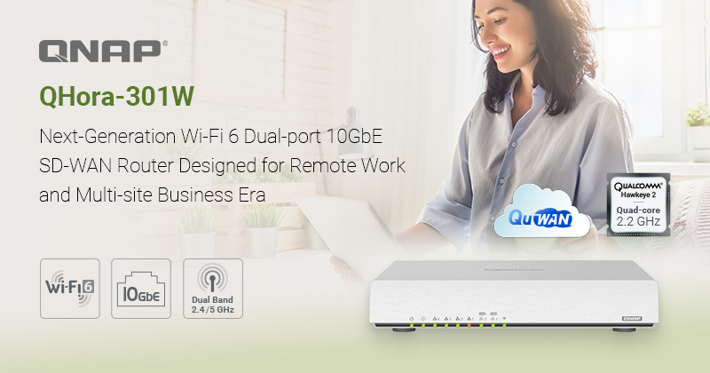QNAP SD-WAN router QHora-301W