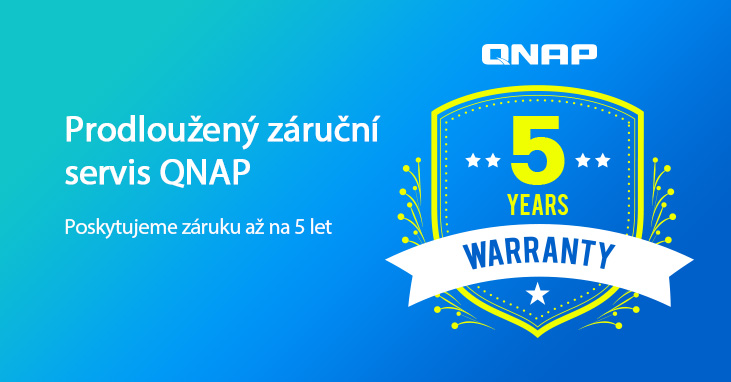 QNAP prodloužený záruční servis