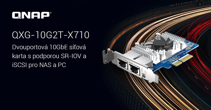 QNAP PCIe karta QXG-10G2T-X710