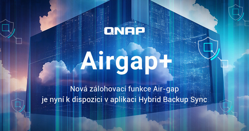 Bezpečnější zálohování s QNAP Airgap+