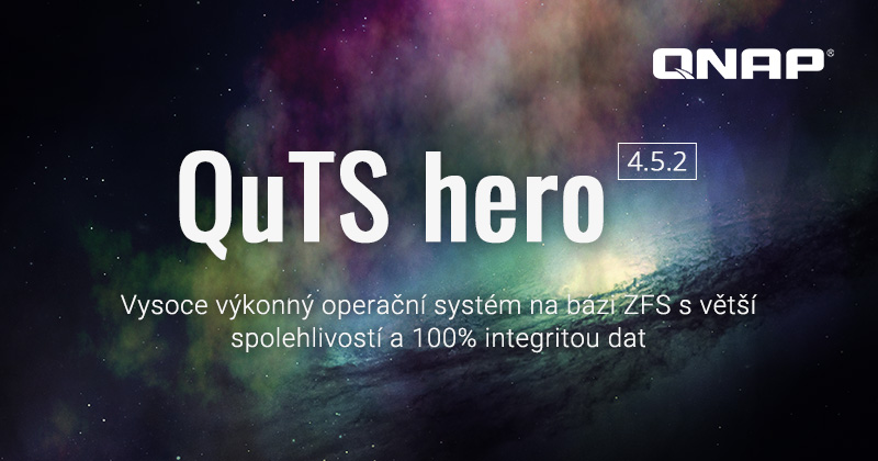QuTS hero h4.5.2 na bázi ZFS