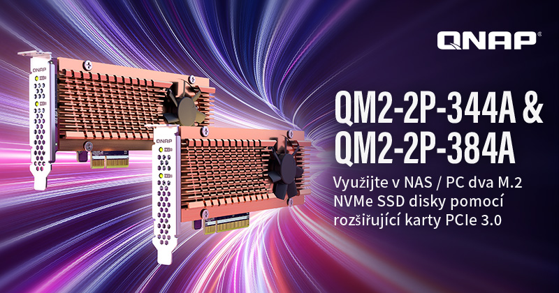 QNAP QM2-2P-344A a QM2-2P-384A