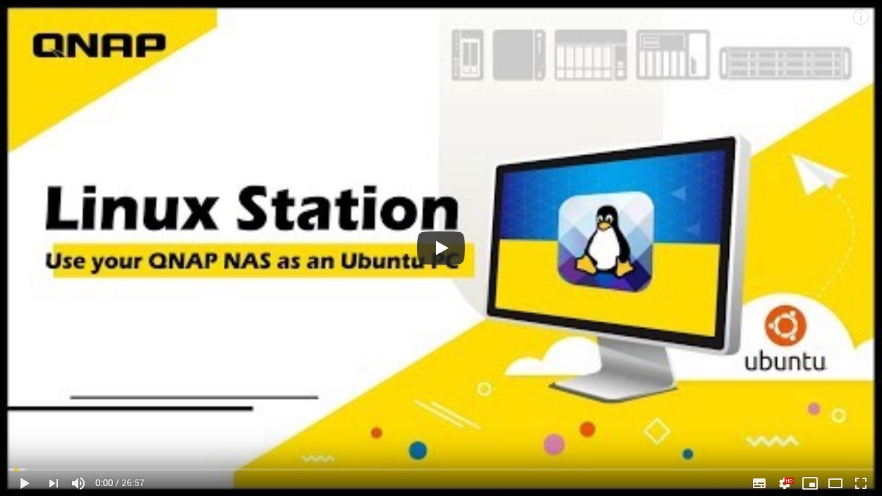 Linux Station: využijte QNAP NAS jako PC s Ubuntu OS - záznam webináře na YouTube