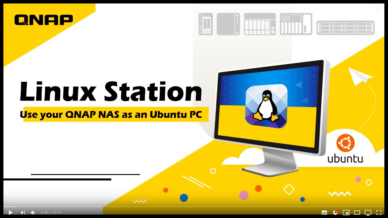 Linux Station: využijte QNAP NAS jako PC s Ubuntu OS - záznam webináře na YouTube
