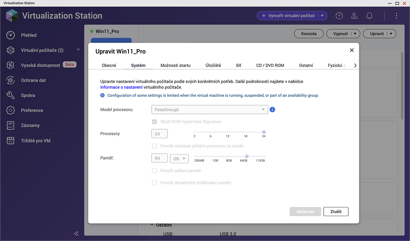 QNAP Virtualizační Stanice 4 QNAP Virtualizační Stanice 4