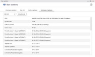 Ovládací panel - Stav systému - informace o HW Ovládací panel - Stav systému - informace o HW